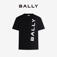 BALLY/巴利【】24春夏男士黑色棉质T恤6306482 黑色 S