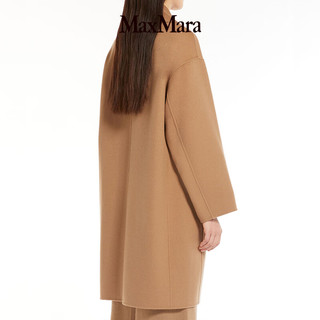 MaxMara 2024早春女装双排扣绵羊毛大衣9011104106 045 38