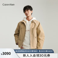 卡尔文·克莱恩 Calvin Klein Jeans24春男两穿可拆卸式户外运动夹克J325023 PF2-卡其 S