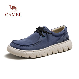 骆驼（CAMEL）2024软弹舒适休闲鞋轻盈简约耐磨帆布男鞋 G14S076109