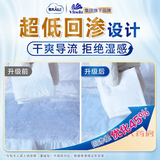 基础型成人纸尿裤M80L80XL72片尿布产妇男女老年人用尿不湿 1件 L