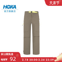 HOKA ONE ONE男款春季户外运动裤OUTDOOR PANT CHN 宽松立体版型 苔痕绿 M