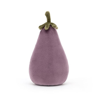 Jellycat 英国高端毛绒玩具 活泼茄子紫色公仔 玩偶 新年 17cm 活泼茄子17cm