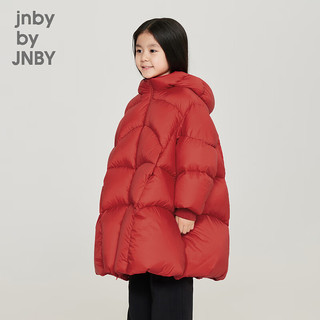 jnby by JNBY江南布衣童装23冬羽绒服长款男女童1NBC13430 622正红 150cm