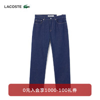 LACOSTE法国鳄鱼男装24春季休闲时尚潮流直筒长裤裤子HH2321 ML4/深蓝色 34/32 185