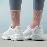 88VIP：SKECHERS 斯凯奇 女士厚底舒适运动鞋缓震透气休闲鞋149060-WLPK