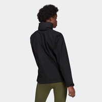 阿迪达斯adidas TERREX 女子外套抗风防水户外运动连帽夹克上衣GI7171