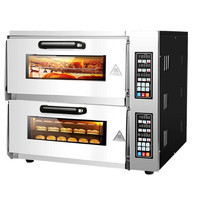 苏勒烤箱商用电烘焙机大容量双层面包蛋糕红薯披萨炉   2盘