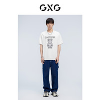 GXG 奥莱 小熊印花短袖T恤