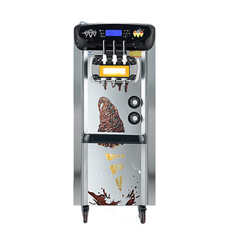 NGNLW花瓣冰淇淋机商用全自动雪糕机甜筒机小型圣代冰激凌机   高配花瓣款-保鲜七天免洗