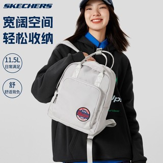 SKECHERS 斯凯奇 双肩包女通勤简约迷你手提背包休闲轻便妈咪小书包