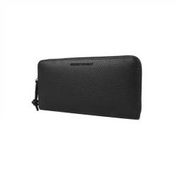 emporioarmani阿玛尼armani阿玛尼男士拉链长款钱包商务真皮头层牛皮