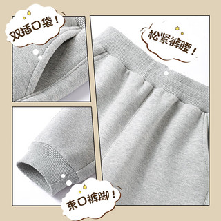 真维斯童装 JEANSWEST JNR女童卫衣春秋款2024儿童衣服洋气女孩春季套装紫色休闲春装 浅紫/紫心-浅紫/小紫心K 150