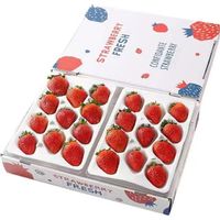 兰怜 红颜99草莓 果王 巨无霸 1盒礼盒装（11粒单盒净重300g-400g）