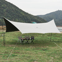 牧高笛 MOBIGARDEN)天幕 户外露营遮阳防晒涤纶黑胶天幕俊庭530 NX22680017