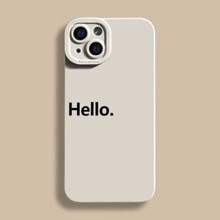 Apple 苹果 【直降99元 液体硅胶】Hello 适用苹果6-15系列手机壳