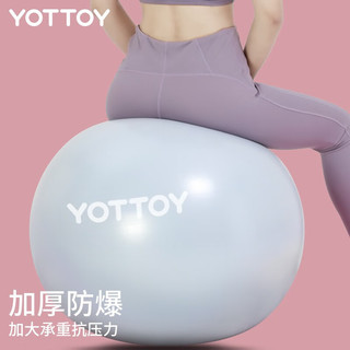 yottoy瑜伽球加厚防爆球瑜伽儿童分娩女平衡瑜珈球 专注粉 65CM(身高160CM-165CM)