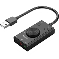 ORICO 奧?？?USB聲卡外接耳機免驅獨立臺式電腦筆記本轉換器轉接頭