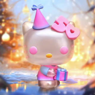 Funko Hello Kitty 凯蒂猫50周年系列 76091 凯蒂猫与礼物 限定款 手办 10cm