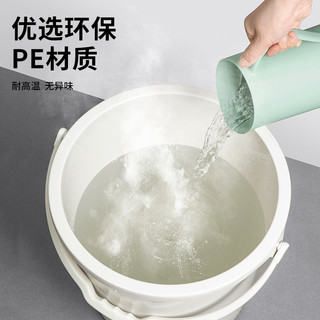 艺姿水桶手提式塑料加厚耐用大容量洗澡泡脚桶家用洗车桶24L YZ-SN605 大桶24L