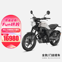 HONDA 新大洲本田 CBF190TR 跨骑复古摩托车特别款 焕彩白 碟/脚/ABS