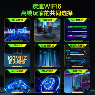 wavlink 睿因 Vitesse Ultra AX5400无线网卡免驱动WiFi6电竞千兆5G网络台式机WiFi接收器电脑外置USB网卡