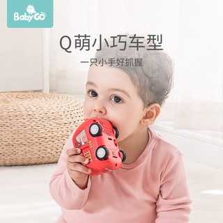 babygo 儿童玩具车惯性车1-3岁警车消防车小汽车玩具套装