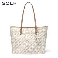 GOLF 高尔夫 时尚单肩包斜挎包通勤休闲包  款式2-奶茶杏（买一赠一）
