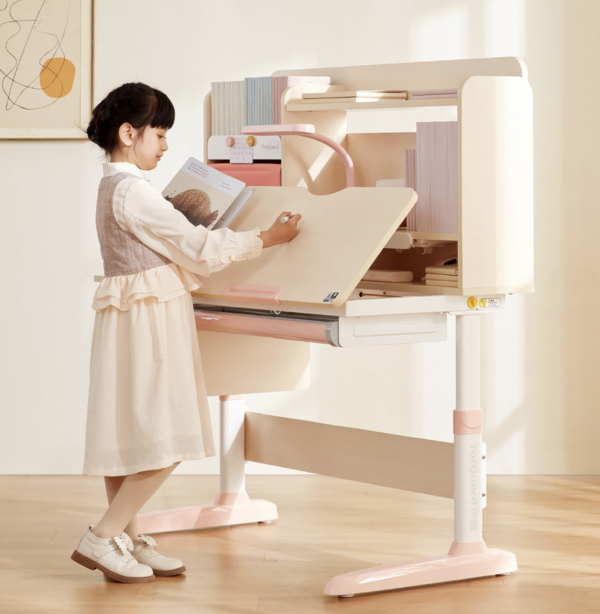 新品发售：Totguard 护童 习惯星PRO桌+扶手学习椅 慕斯粉