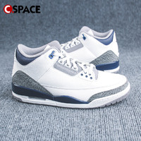 AIR JORDAN Cspace Air Jordan 3 AJ3灰蓝 中帮复古篮球鞋 CT8532-140