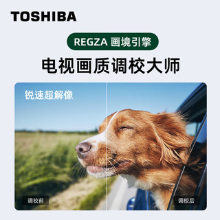 TOSHIBA 东芝 电视高刷高分区120Hz 液晶平板电视机 4K超清低蓝光 智能语音 家用 85英寸 85Z500MF