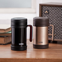 THERMOS 膳魔师 不锈钢商务保温杯带茶漏办公泡茶杯子咖啡杯TCMF-501 500ML