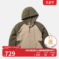 Timberland 男女同款防晒衣24春户外防泼水紫外线 A66EF269/浅泥土色 S