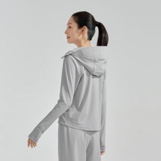 波司登 春夏防晒衣女款冰丝防紫外线连帽透气薄款外套