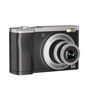 SONGDIAN 松典 数码相机光学变焦高清照相机前后双摄 DC305X 黑色 64GB 内存