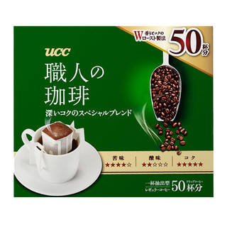 88VIP：UCC 悠诗诗 职人咖啡 深厚浓郁 滴滤式挂耳咖啡 350g