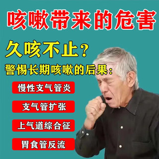 咳嗽药】治长期咳嗽干咳久咳 半夜咳嗽 遇冷咳嗽 咳不出来嗓子干喉咙痒成人儿童通用止咳药气管炎丸 1瓶 咳嗽 痰多