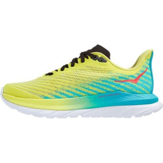 HOKA ONE ONE女鞋跑鞋Mach 5低帮缓冲轻便舒适时尚日常百搭运动鞋HOKZ06O Evening Primrose/Scuba Bl 7=38 2/3