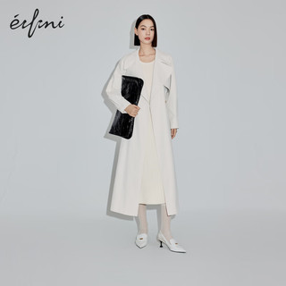 伊芙丽（eifini）【商场同款】伊芙丽风衣1F2260031 本白色 155/80A/S