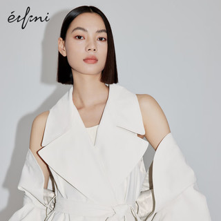 伊芙丽（eifini）【商场同款】伊芙丽风衣1F2260031 本白色 155/80A/S