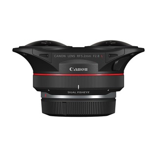 佳能（Canon） vr镜头双鱼眼RF5.2mm F2.8 L全画幅定焦微单镜头适用R5 R5C RF5.2mm F2.8 L DUAL FISHE 标配