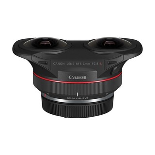 佳能（Canon） vr镜头双鱼眼RF5.2mm F2.8 L全画幅定焦微单镜头适用R5 R5C RF5.2mm F2.8 L DUAL FISHE 标配