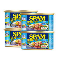 88VIP：SPAM 世棒 午餐肉罐头清淡减盐口味198g*4罐