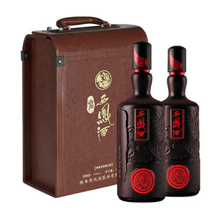 88VIP：西凤酒 唯炫绵柔凤香型白酒1000ml*2瓶45度皮质礼盒装