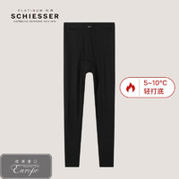 SchiesserPlatinum舒雅男士保暖长裤【欧洲】莱赛尔内衣长裤E5/14572Y 7900黑色 XL