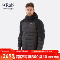 Rab 睿坡 In Alpine男士800蓬鹅绒科技面料羽绒服运动连帽舒适保暖QDB-27