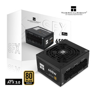 利民（Thermalright）额定650W TR-TGFX650 金牌全模组电源SFX ATX3.0 电脑电源压纹线版金牌电源台式电源 TR-TGFX650