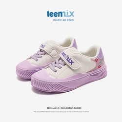 TEENMIX 天美意 儿童运动鞋女童板鞋 紫色 26（适合脚长156mm）