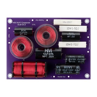 惠威（HiVi）DN-DC2.5MKII 分频器 家庭影院书架音箱音响高中低音三分频分频器（一对） 三分频DN-DC2.5MKII