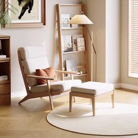 新品发售、家装季：TIANTAN 天坛家具 实木回归首发系列-启原 布艺单人沙发椅